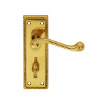 Carlisle Brass Georgian Lever on Plate - Polished Brass