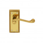 Carlisle Brass Georgian Lever on Plate - Polished Brass