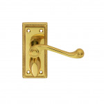 Carlisle Brass Georgian Lever on Plate - Polished Brass