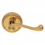 Carlisle Brass Georgian Lever on Round Rose - Polished Brass