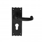 Carlisle Brass Traditional Lever on Plate - Antique Black