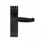 Carlisle Brass Slimline V Lever on Plate - Antique Black