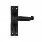 Carlisle Brass Slimline V Lever on Plate - Antique Black