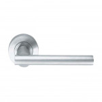 Carlisle Brass Eurospec Lever on Rose - Satin Chrome Plate