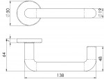 Carlisle Brass Eurospec Safety 19mm ø Lever on Sprung Round Rose