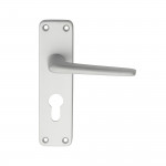 Carlisle Brass Eurospec Lever on Plate - Satin Anodised Aluminium