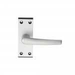 Carlisle Brass Eurospec Aluminium MIAL Lever on Lock Plate - Satin Anodised Aluminium