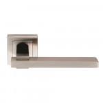 Carlisle Brass Eurospec Tange Designer Lever on Sprung Square Rose - Satin Stainless Steel