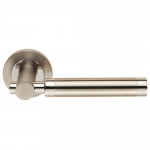 Carlisle Brass Eurospec Steelworx SWL Astoria Lever on Round Rose - Polished/Satin Stainless Steel