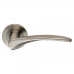 Carlisle Brass Eurospec Steelworx SWL Tirolo Lever on Round Rose - Satin Stainless Steel