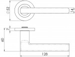 Carlisle Brass Eurospec Steelworx SWL Carlton Lever on Round Rose - Satin Stainless Steel