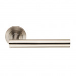 Carlisle Brass Eurospec Steelworx SWL Philadelphia Lever on Rose  - Polished/Satin Stainless Steel