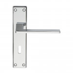 Carlisle Brass Serozzetta Zone Lever on Plate - Polished Chrome Plate