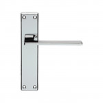 Carlisle Brass Serozzetta Zone Lever on Plate - Polished Chrome Plate