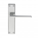 Carlisle Brass Serozzetta Zone Lever on Plate - Satin Chrome Plate