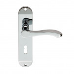 Carlisle Brass Serozzetta Lever on Plate - Polished Chrome Plate