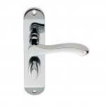 Carlisle Brass Serozzetta Lever on Plate - Polished Chrome Plate