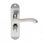 Carlisle Brass Serozzetta Lever on Plate - Satin Chrome Plate