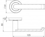 Carlisle Brass Serozzetta Concept Lever on Round Rose