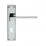 Carlisle Brass Serozzetta Equi Lever on Plate - Polished Chrome Plate