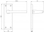 Carlisle Brass Serozzetta Dieci Lever on Plate - Satin Nickel Plate