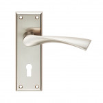 Carlisle Brass Serozzetta Venti Lever on Plate - Satin Nickel Plate