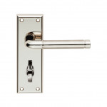 Carlisle Brass Serozzetta Quaranta Lever on Plate - Bright/Satin Nickel Plate