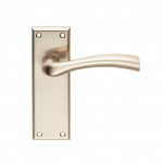 Carlisle Brass Serozzetta Cinquanta Lever on Plate - Satin Nickel Plate