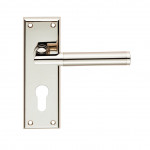 Carlisle Brass Serozzetta Sessanta Lever on Lock Plate - Bright/Satin Nickel Plate