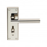 Carlisle Brass Serozzetta Sessanta Lever on Lock Plate - Bright/Satin Nickel Plate