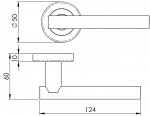 Carlisle Brass Serozzetta Philadelphia Lever on Round Rose