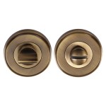 M Marcus Heritage Brass Round Thumbturn & Emergency Release 50mm