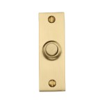 M Marcus Heritage Brass Rectangular Bell Push