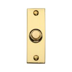 M Marcus Heritage Brass Rectangular Bell Push