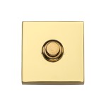 M Marcus Heritage Brass Square Bell Push