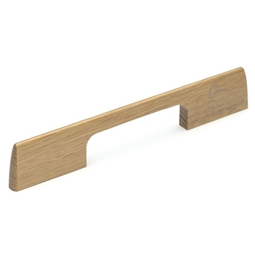 M Marcus Heritage Brass Wooden Cabinet Pull Handle Slim Aero Design 224mm Centre to Centre