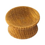 M Marcus Heritage Brass Wooden Cabinet Knob Yoyo Design 55mm Ø