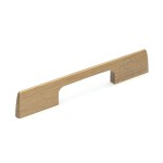 M Marcus Heritage Brass Wooden Cabinet Pull Handle Slim Aero Design 160mm Centre to Centre