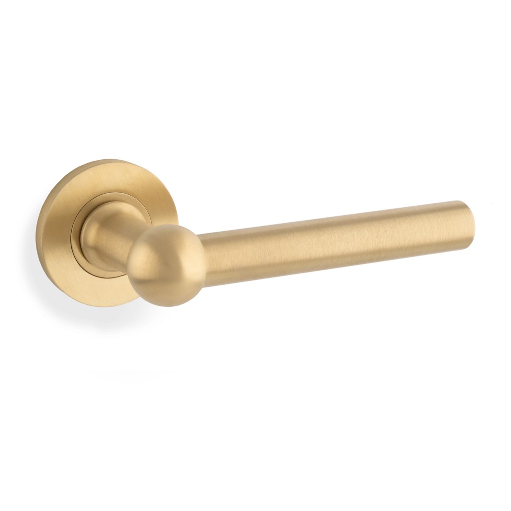 Alexander & Wilks Siskin Lever Handle on Round Rose