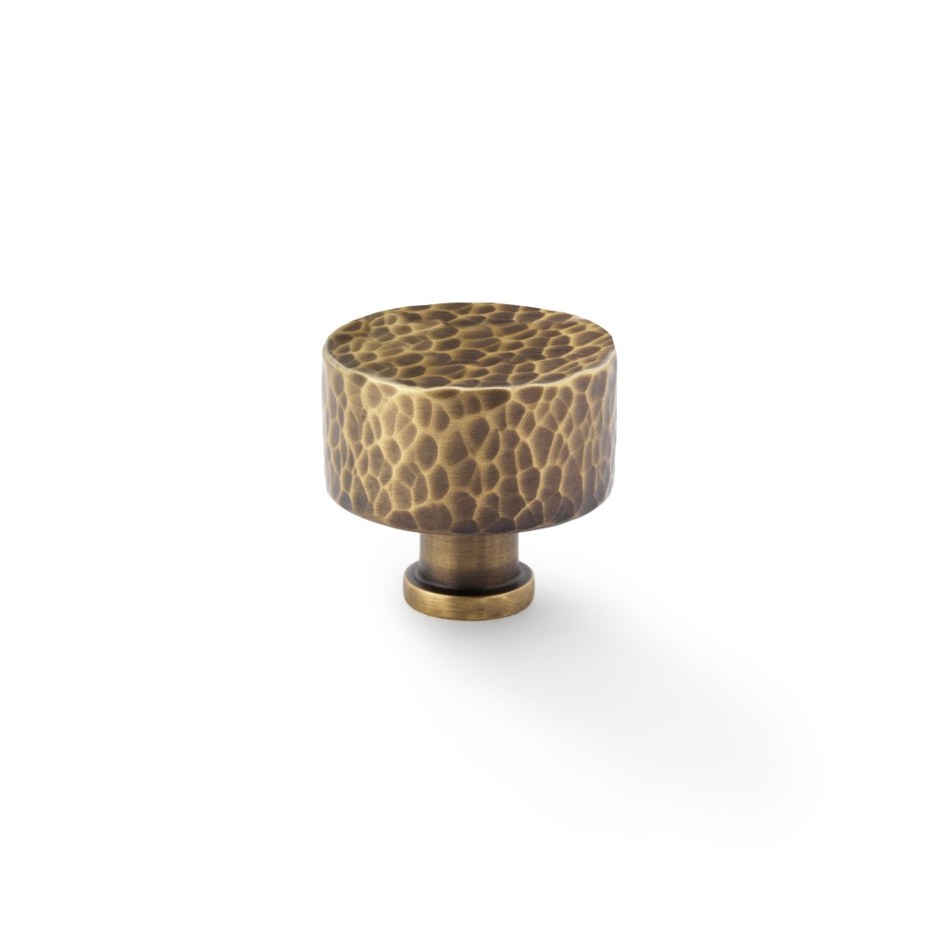 Alexander & Wilks Leila Hammered Cupboard Knob 35mm ⌀