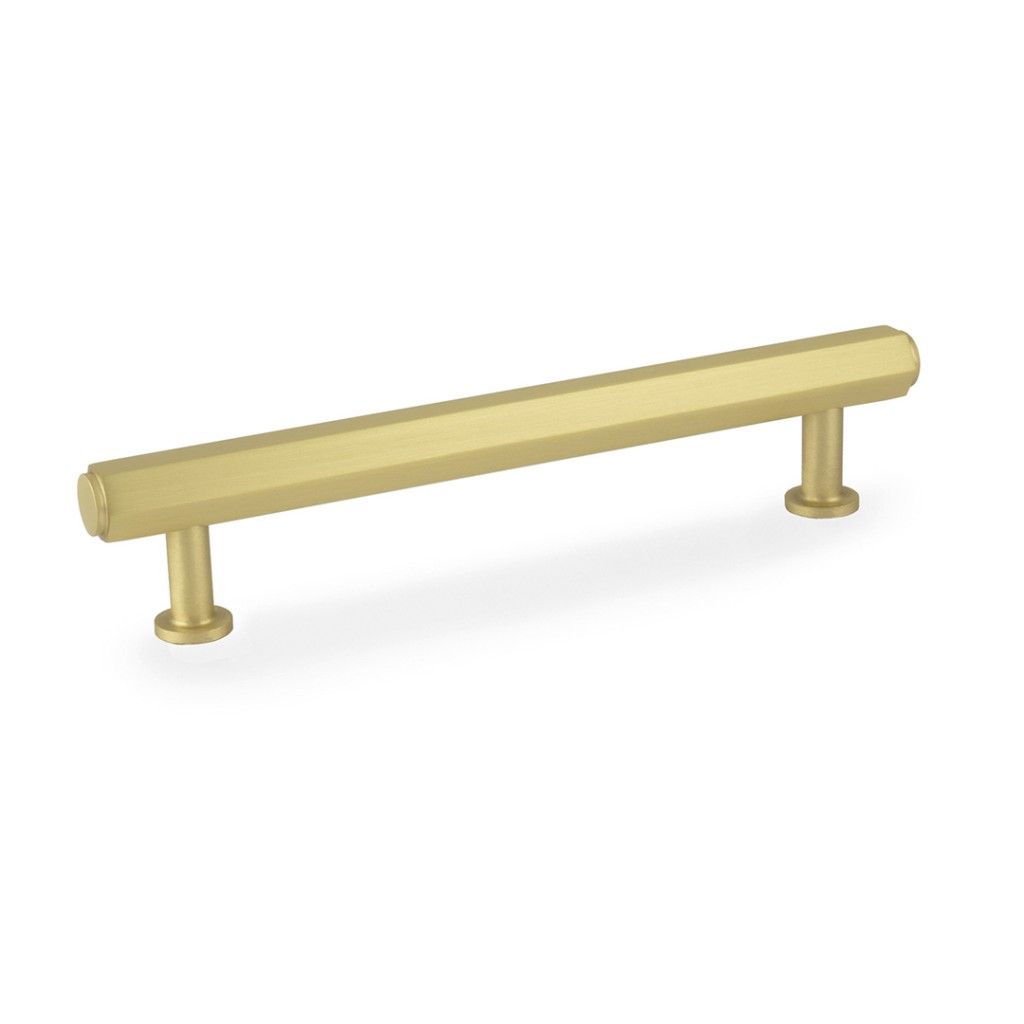 Alexander & Wilks Vesper Hex T-Bar Cabinet Pull 128mm Centre to Centre