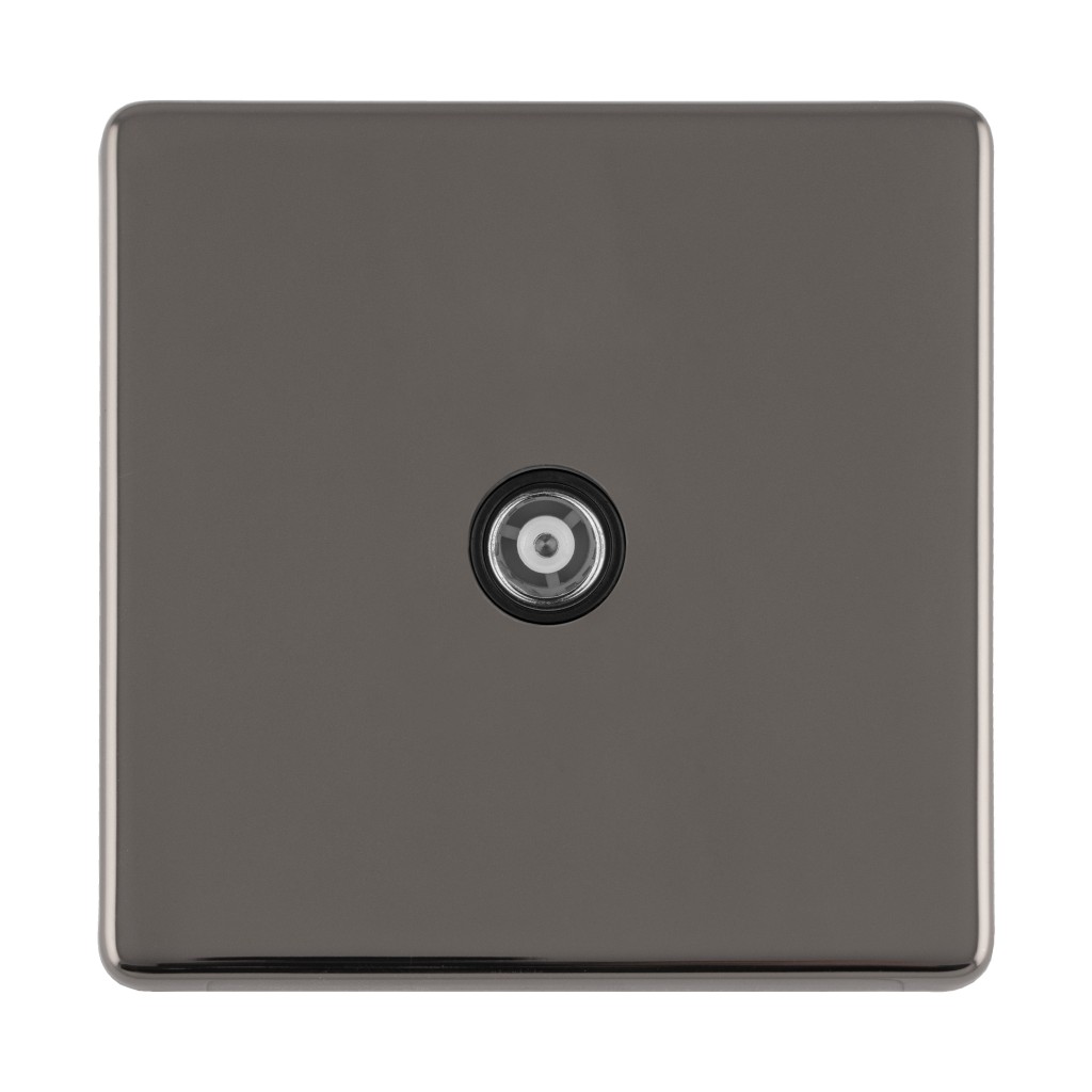 Carlisle Brass Eurolite Concealed 1 Gang Isolated TV Coaxial Socket