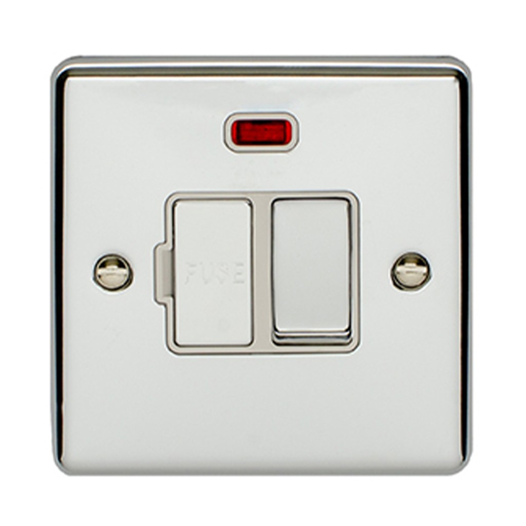 Carlisle Brass Eurolite Enhance Decorative Switched Fused Spur Unit with Neon Indicator