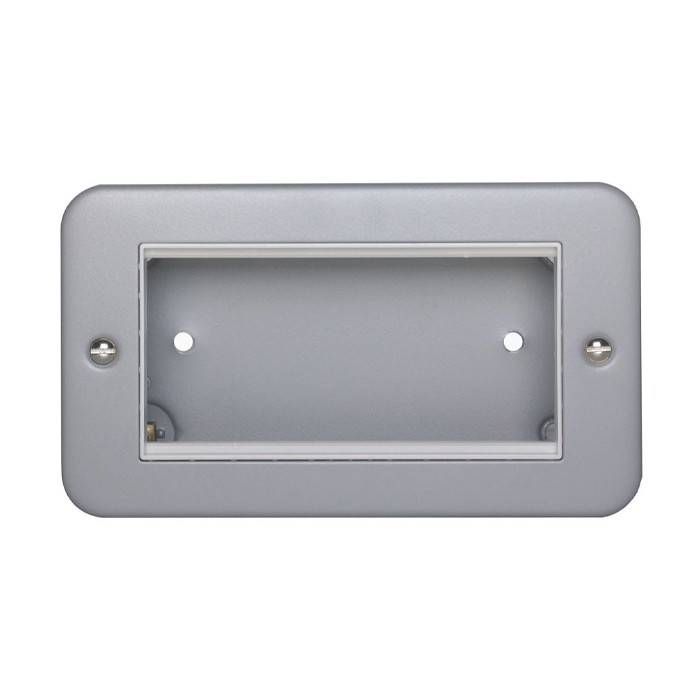 Carlisle Brass Eurolite Utility Metal Clad 4 Gang Module Plate