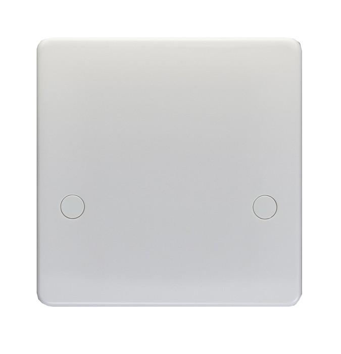 Carlisle Brass Eurolite Enhance White Plastic 45A Flex Outlet Plate