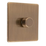 Carlisle Brass Eurolite Concealed 1 Gang 2 Way Push On/Off LED Dimmer