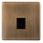 Carlisle Brass Eurolite Concealed 1 Gang Master Telephone Line Socket