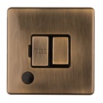 Carlisle Brass Eurolite Concealed Switched Fused Spur Unit with Flex Outlet