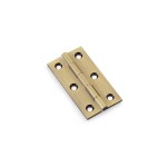 Alexander & Wilks Heavy Pattern Solid Brass Cabinet Butt Hinge 64 x 35mm