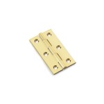 Alexander & Wilks Heavy Pattern Solid Brass Cabinet Butt Hinge 64 x 35mm